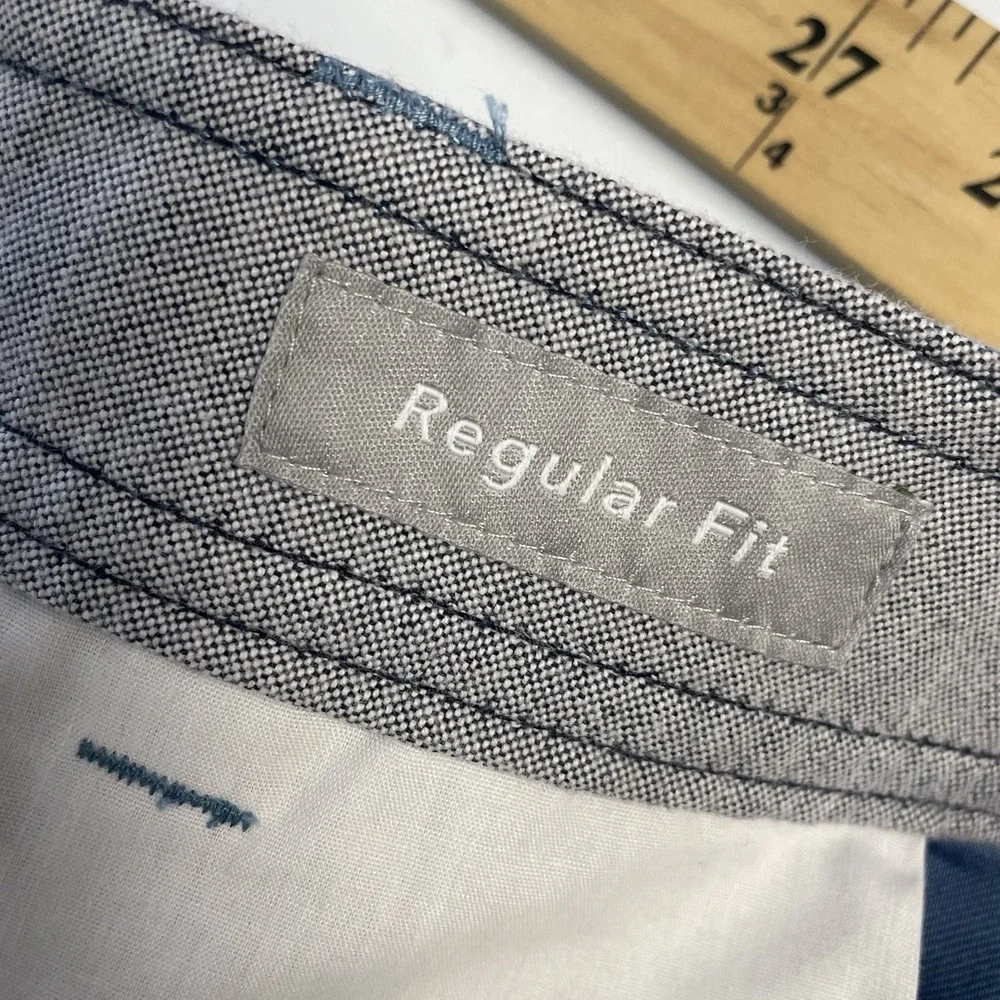 Columbia Shorts Mens Size 40 Blue Plaid Flat Front‎ Bermuda Chino Golf Preppy